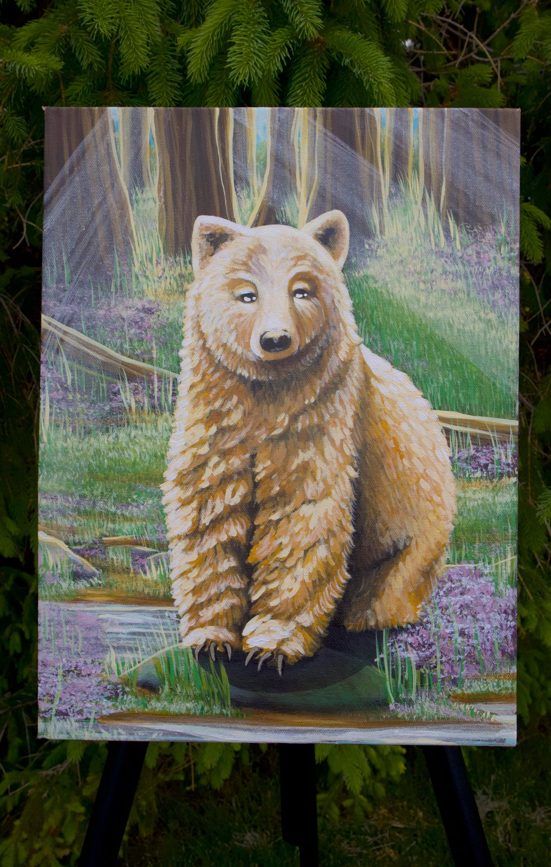 "Spirit Bear" Fine Art Original Painting